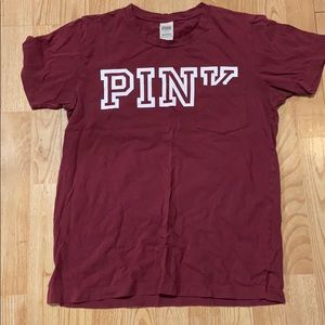 Pink VS campus tee